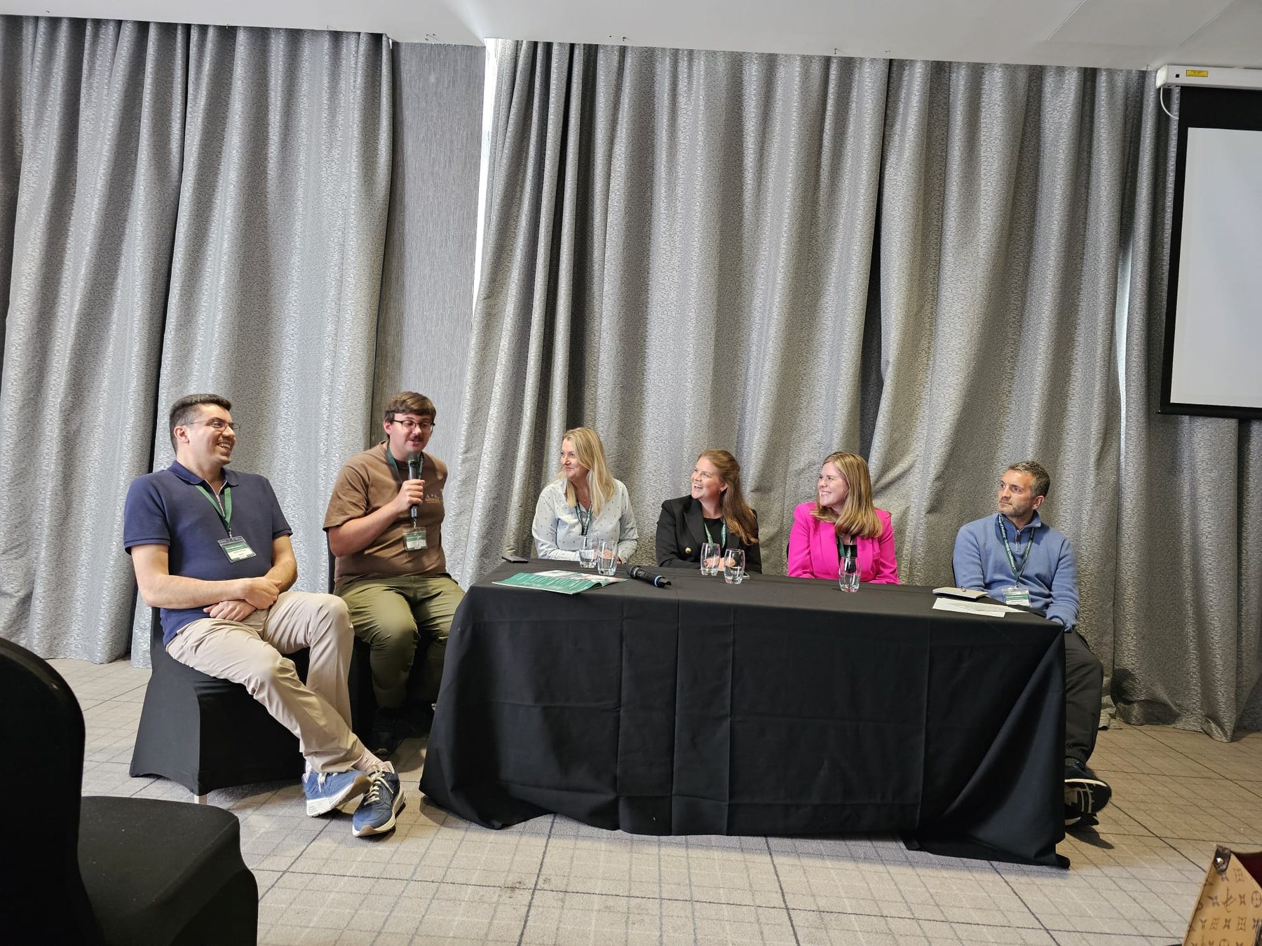 Panel discussion with Glasgow Branch members
